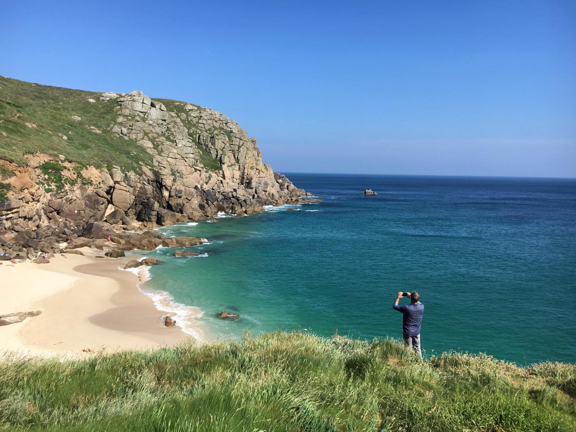 Trengothal Barn Daire Porthcurno Dış mekan fotoğraf