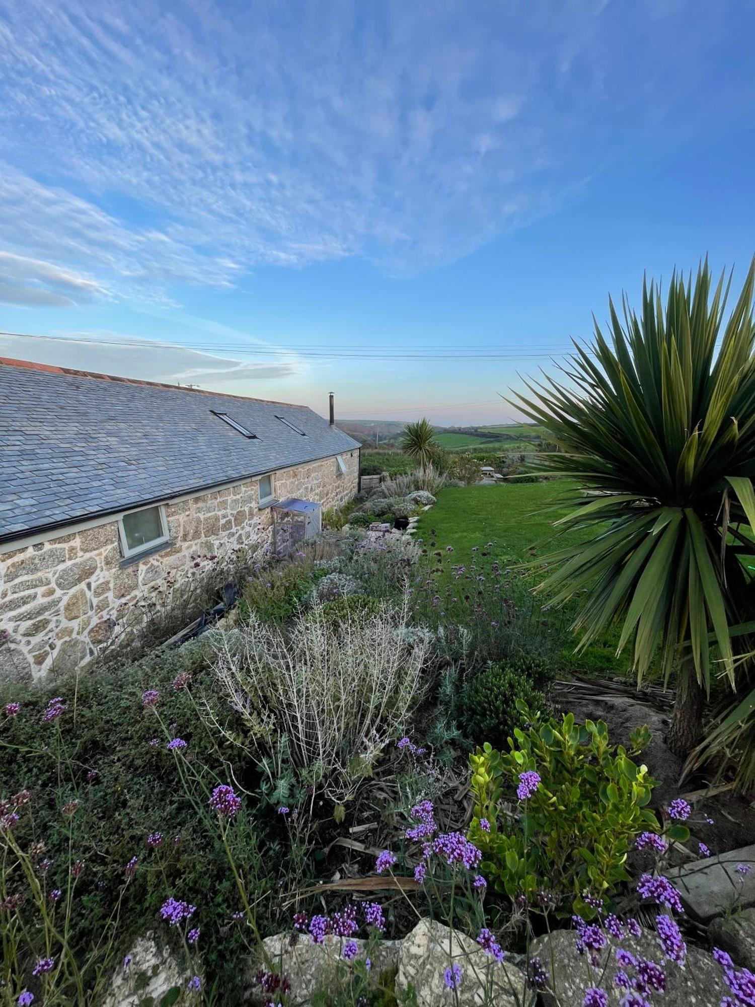 Trengothal Barn Daire Porthcurno Dış mekan fotoğraf