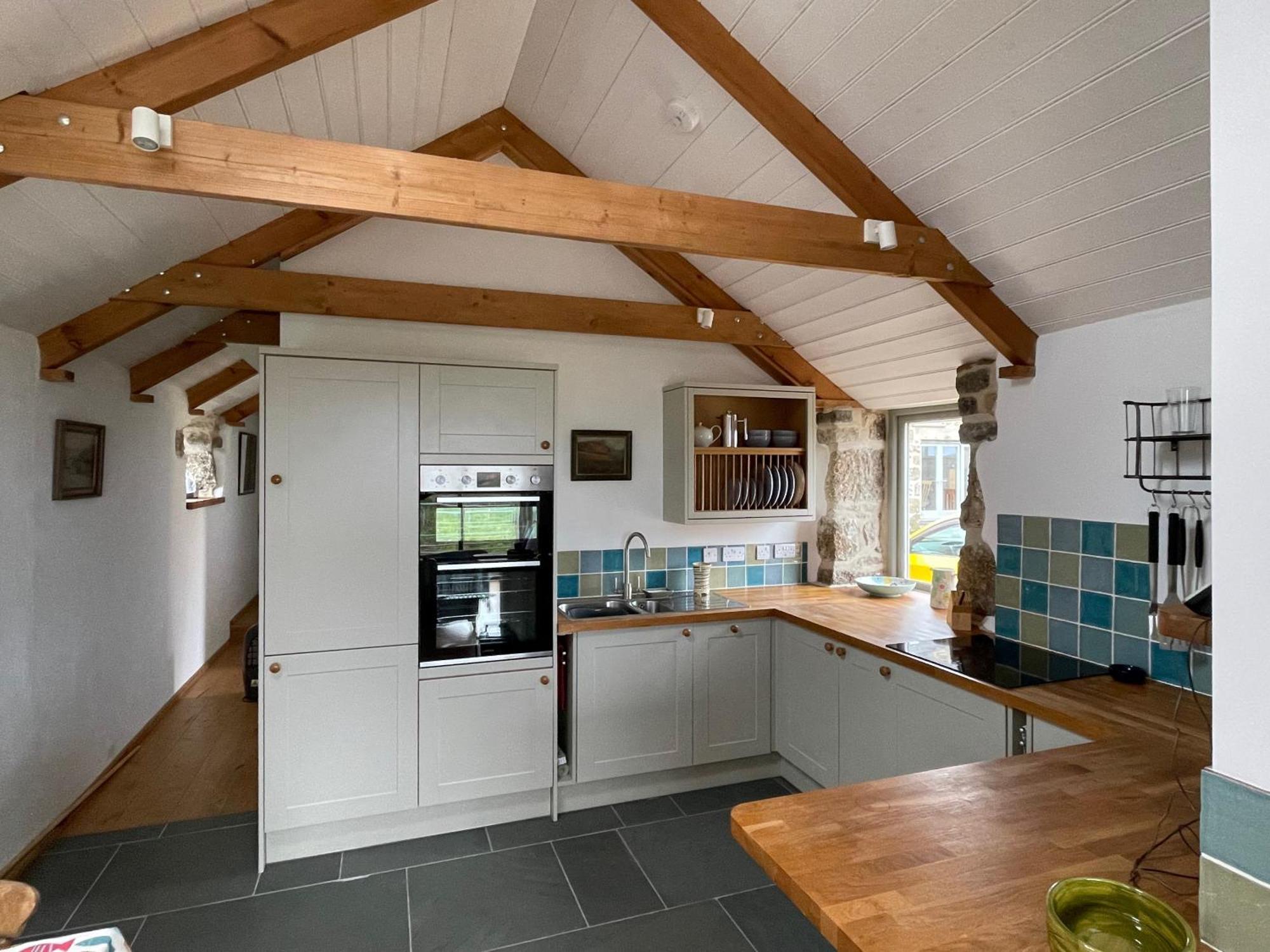 Trengothal Barn Daire Porthcurno Dış mekan fotoğraf