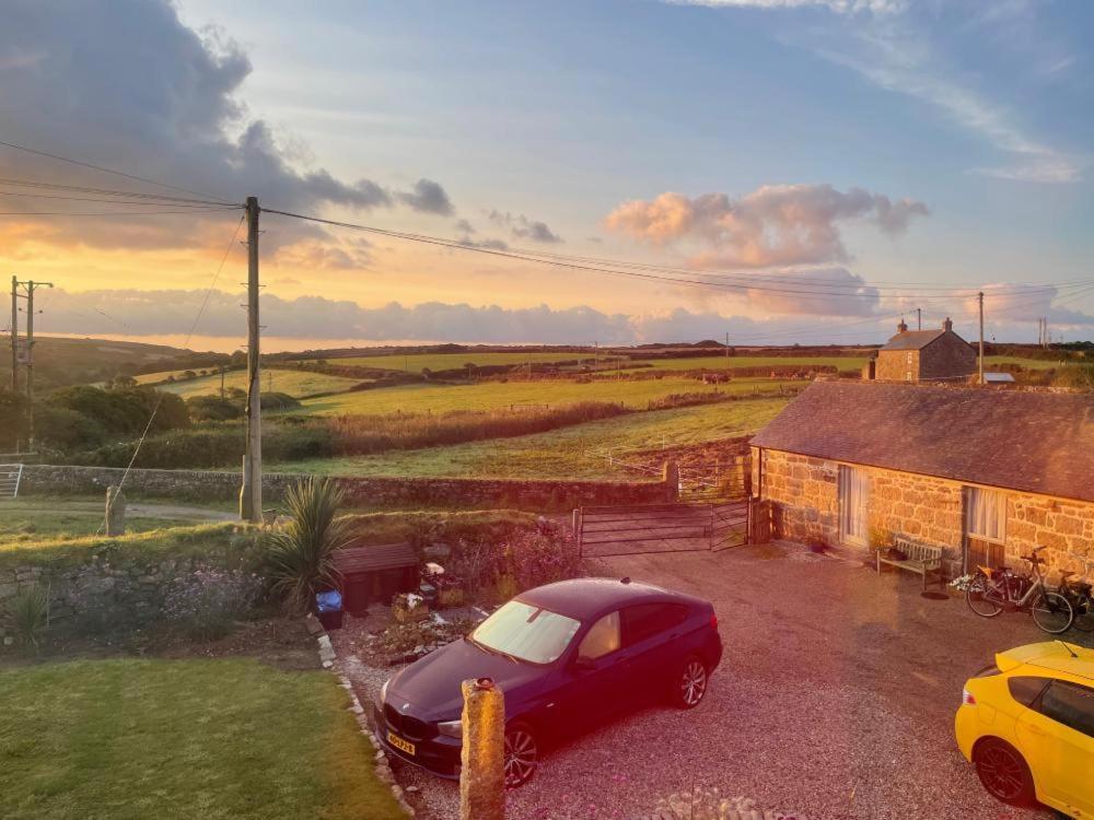 Trengothal Barn Daire Porthcurno Dış mekan fotoğraf